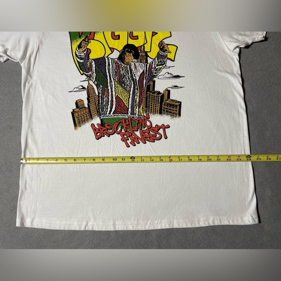 Biggie “Brooklyns Finest” Unisex T-Shirt White Size XL - Picture 3 of 6